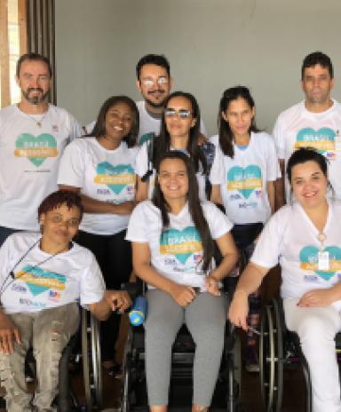 Foto de uma das campanhas, Brasil Acessível